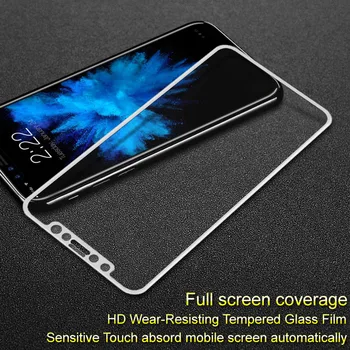İphoneX sürüm pro İphone X sertleştirilmiş cam filmi İmak için Tam ekran koruyucu tam kapsama hassas dokunmatik ekran
