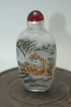 İyi eski Çin Benzersiz Boyama enfiye şişe içinde dört kombinasyon boyalı