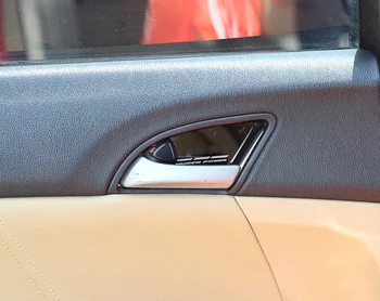 İçinde Honda Accord 2008 için 4 adet Dekoratif çerçeve İç kapı kase Dekoratif koruma kolu