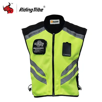 Kabile Yansıtıcı Tasarım Yelek Giyim Sürme Road Yelek Motosiklet Turne Gece Ceketi Yarış Motokros Kapalı-
