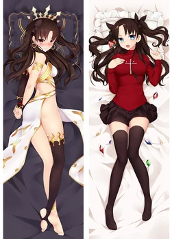 Kader Sıfır Stay Gece Tohsaka Rin Anime Kız Vücut Yastık Kılıfı Yastık Kılıfı Yatak Örtüsü