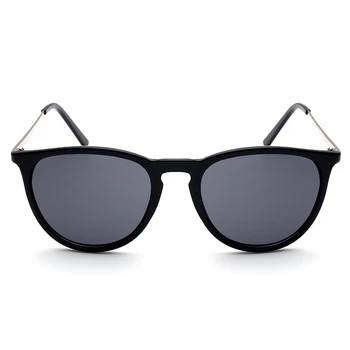 Kadın Erkek Retro Yuvarlak güneş Gözlüğü Metal Çerçeve Bacak güneş Gözlüğü 5 Renk Gözlük Gözlük