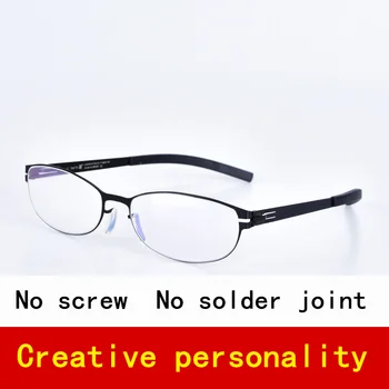 Kadınlar için gözlük çerçeveleri marka vidasız gözlük kaynak ultra hafif miyop gözlük gözlük oculos