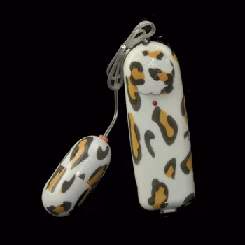 Kadınlar için Yumurta Siyah Leopar Klitoral G Titreşimli vibratör Mermi Uzaktan Kumanda-Spot Uyarıcı Seks Ürün Seks Oyuncakları