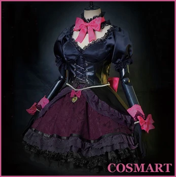 Kadınlar için [Özelleştir]Oyun OW D. VA DVA Siyah Kedi Deri Gotik Lolita Elbise Cadılar Bayramı Cosplay kostüm YENİ 2018 ücretsiz kargo