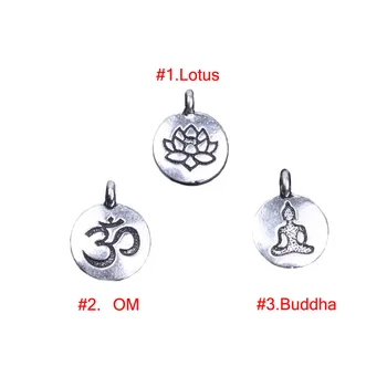 Kahverengi oniks OM,Lotus, Buda Charm kolye ile 108 kadınlar için yoga mala kolye kolye Doğal taş Buzlu dropshipping
