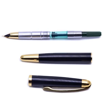 Kalem CCCAGYA D040 yeni varış paslanmaz çelik uç Dolma Full metal Altın Klibi lüks kalem Kırtasiye Ofis okul malzemeleri