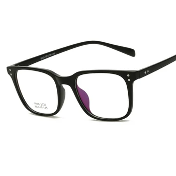 Kare Plastik Çerçeve şeffaf Lens Erkek Kadın TR Alaşım Gözlük Kadın Erkek Öğrenci Miyop Reçeteli Gözlük Çerçeveleri Gözlük
