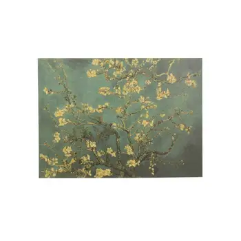 Kayısı Çiçek 47X36cm Etiket İzlenim Retro Kraft Kağıt Süsleme Poster Starry Night Cafe Duvar Ustaları Açın