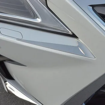 Kaş Işık altında Far DİY Paslanmaz Çelik Stil Tonlinker 2 ADET Araba Lexus RX200t 450 H 2016 için Dava Çıkartmaları Kapak