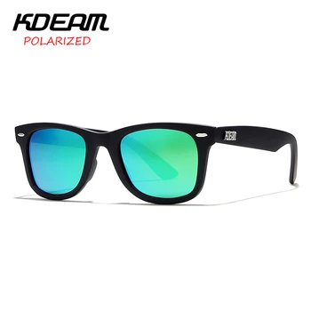 KDEAM Klasik Vintage güneş Gözlüğü Erkek Güneş Gözlükleri Kadın KD2140F Dava İle 50 UV400 masculino 6 Renk Oculos de sol Polarize-
