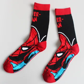 Kendi çizgi film karakteri superman çorap nem nefes alabilen pamuklu hareket pamuklu çorap çorap emmek