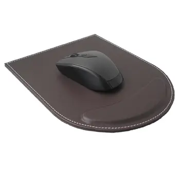 Kingfom 5 adet Modern Lüks Deri Ofis Malzemeleri Setleri Kalem Tutucu Kart Sahibinin Notu durumda Mouse Pad Masa T47 Kahverengi Ayarlar