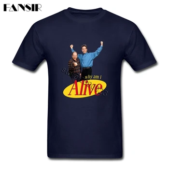 Komik Seinfeld TV Show T Shirt Erkek Kısa Kollu Yumuşak Pamuk Erkek 3XL Gömlek Marka Giyim Tee