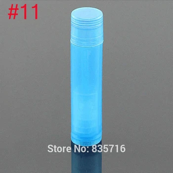 Kozmetik ambalaj için 100PCS/LOT ücretsiz nakliye Plastik mavi ruj tüpü 5 ml dudak kremi tüpü, boş beyaz ruj tüpü RB54