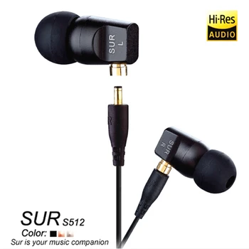 -Kulak Kulaklık Kulak Kulaklık Süper Bass Metal S512 yepyeni Orijinal JBMMJ SUR Mikrofon İle Ayrılabilir kablo Auriculars