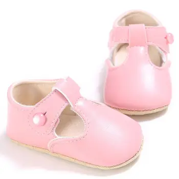 Kullanın M Marka Bebek Ayakkabıları Kız PU Deri yeni Doğan İlk Walkers Çocuklar Mokasen 5 Renk