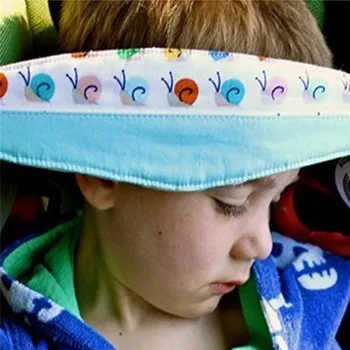 Kumaş Araba Koltuğu Uyku Konumlandırıcı Bebek Çocuk Parkı Baş Desteği Puset Bebek Arabası Ayarlanabilir Nokta Kemer