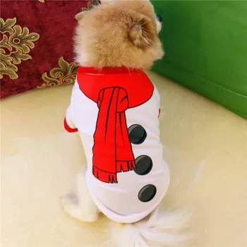 Küçük Köpek Bez Kostüm Elbise Kış Giyim Ceket Giyim İçin H/S/M/L Kırmızı Pet Köpek Giysileri Noel Kostüm Karikatür Kıyafetleri Yeni