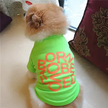 Küçük Köpekler Yumuşak Pamuklu Pet T shirt Yelek Yaz Yavru Kedi Giyim Chihuahua Chihuahua Giysileri evcil Köpek Giysileri