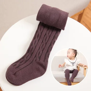 Kızlar için yeni doğan Renk Sıcak Kalın Kız Bebek Çorap Pantolon Pamuk Bebek Tayt Külotlu çorap Çorap Tayt Bebek Tayt