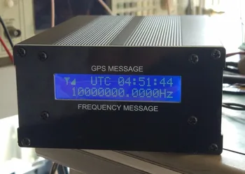 LCD Ekran Frekans İleti GPS + Anten +güç Osilatör Disiplinli ile 2018 Yeni sürümde GPSDO GPS 10M SİNÜS DALGASI Saati