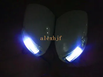 LED Arka Kapak, Mazda Demio (M2) / Atenza (M6) / Axela için Sarı Sinyal Lambaları Beyaz gündüz farı durumda Ayna Işıklar görünüm (M3)