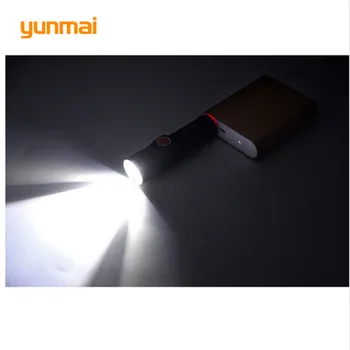 Led el Feneri Taşınabilir Işık Şarj edilebilir Taktik Zoom Pil Cree XML İçinde Lanterna Tatica USB el Feneri-T6 Güçlü