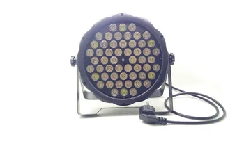 Led par ışıkları DJ Par 54x3W RGBW Yıkama Disko Işık DMX Ücretsiz Kargo etkisini Denetleyici LED
