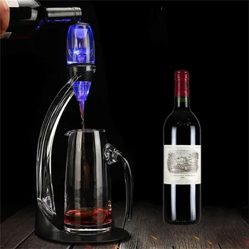 LED Şarap Havalandırıcı Sihirli Sürahi Deluxe Havalandırıcı Hediye Temel Şarap Havalandırıcı & Kule