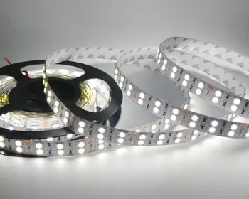 LED Şerit Süratli 120 LED/m DC yüksek kaliteli Esnek yarı yarıya Işık Çift Sıra ev için Şeridi 5m/parti dekorasyon LED