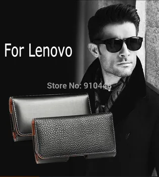 Lenovo K3 K4 K5 K6 4 Not için evrensel İş stil Kemer Klipsi Cüzdan kapak PU Deri çanta kılıf K10 S850 S820 S920 S860 S960