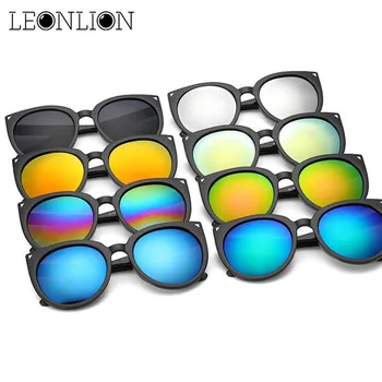 LeonLion Güneş Gözlüğü Oculos De Sol Gafas UV400 Açık Kedi Gözü güneş Gözlüğü Kadın/Erkek Marka Tasarımcı Basit Kadın büyük Boy