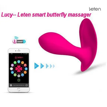 Leten Bluetooth Bağlayın Akıllı App kadınlar İçin Kontrol Giyilebilir Kelebek Vibratör G-Spot Klitoral Vibratör Seks Oyuncakları Uzaktan