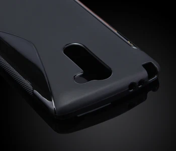 LG G3 Kalemi D690 D690N Cep Telefonu Kauçuk Silikon Çanta için S LİNE Anti-Skiding Jel SEVİYELERİNE İnce Yumuşak Kılıf Arka Kapak