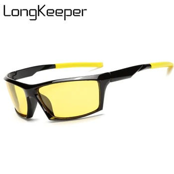 LongKeeper 2017 Polarize güneş Gözlüğü Sürüş Gözlüğü erkek Marka spor Sürücü Gözlük Kadın Erkek Parlamayı Azaltmak Tekne Gözlük