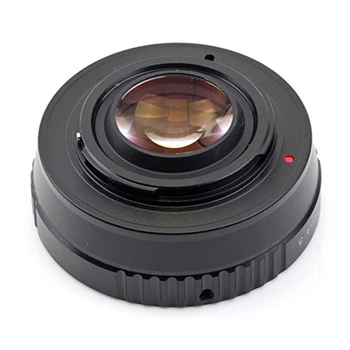 M42 Mount Lens için odak Düşürücü Speed Booster Turbo Lens Adaptörü-M5 E-M4/3 mft GH4 GF6 GX1 GX7 E-M1 E-PL5 E-P3 BMPCC Kamera