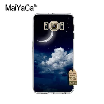 MaiYaCa ay gökyüzü Yumuşak Şeffaf TPU Telefonu kılıfı Aksesuarları Samsung gaxlay s5 W2 s7edge ücretini s8plus durumda Kapak astronot