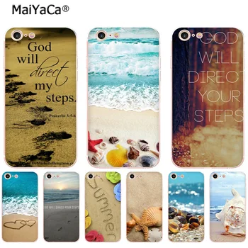 MaiYaCa kabuk Tanrı Apple iPhone 6 6 Plus X funda 5s 5C 4S case SE için kum softtpu telefon kılıfı benim adım sizi yönlendirecektir