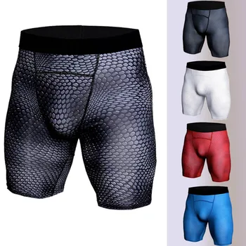 Marka Giyim Şort Tayt Erkek Kısa Spor Kısa Pantolon Vücut Sıkıştırma Hızlı Kuru Slim Fit Şort Tozluk Spor Salonları Mens