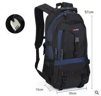 Marka KAKA Oxford Sırt çantası Erkek Laptop Sırt çantası Büyük Kapasiteli Erkek Çanta Erkek Omuz Çantası Su Geçirmez laptop Seyahat çanta Seyahat