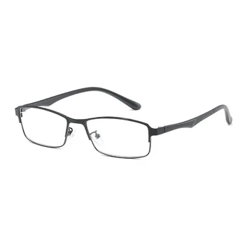 Marka Retro Gözlük Okuma Erkeklerin kadınlara 2.0 2.5 Anti-yorgunluk Paslanmaz Çelik Yay Çerçeve Gözlük Gafas De Lectura okuyucu Menteşeleri