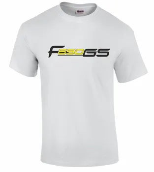 Marka T-Shirt Erkek 2018 Moda Kişilik Tees F650 Gs Tarzı Motosiklet Baskılı T T-Shirt özelleştirmek Gömlek