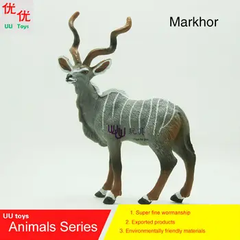 Markhor simülasyon modeli Hayvan oyuncaklar çocuklar eğitim sahne sıcak oyuncaklar: