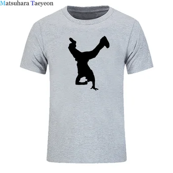 Matsuhara Taeyeon T-shirt marka erkek Kısa yuvarlak yaka Breakdance Komik tshirt baskı t shirt Hip Hop kol