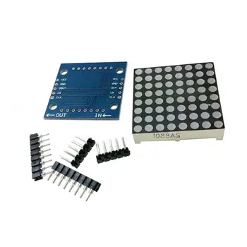 MAX7219 dot matrix modülü Arduino mikroişlemci modülü DİY KİT