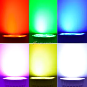 Mi.(2700-6500K) ışık 4 W GU10 RGB+ŞAT Ampul FUT103 2.4 g Dim Lambası İç Dekorasyon + 4-bölge RF Uzaktan kumanda+ Wifi ibox LED