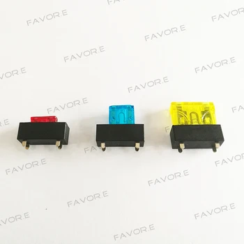 Micro Mini, Orta, Küçük bıçak sigorta tutucu Universal Araç Tutucu PCB Sigorta Paneli Sigorta Bloklar Güvenlik Terminalleri Mount