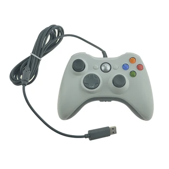 Microsoft PC Konsol PC Cep telefonu Kontrol İçin Xbox 360 Oyun Aksesuar oyun kumandası Uyumlu Joystick İçin USB Kablolu Denetleyicisi