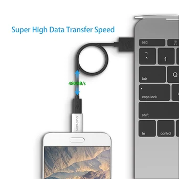 Mikro USB Dişi USB C Suntaiho için GÜÇLÜ USB 3.1 Type-C Erkek Xiaomi Macbook Nexus 4X verme kapasitesi Adaptörü İçin Kablo Konnektör Dönüştürmek